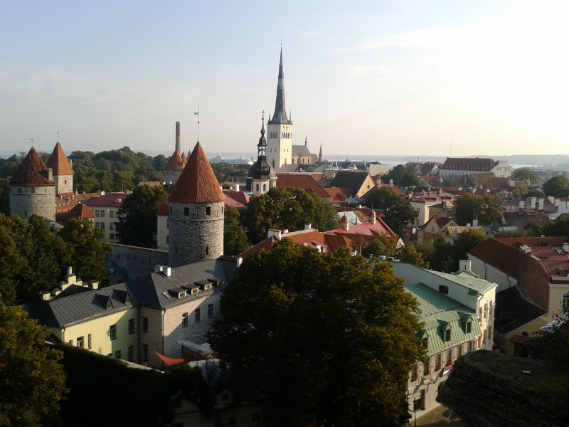 Tallinn Old Town view